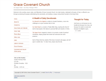 Tablet Screenshot of gracecovonline.org